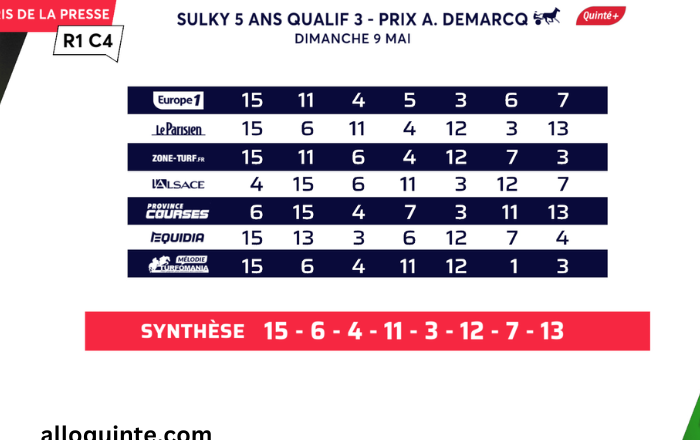 Equidia Turf Pronostic